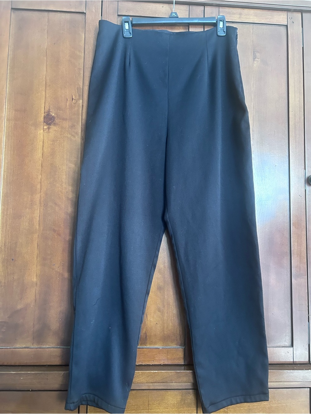 New York & Company Black Wide-Leg High-Rise Pants
